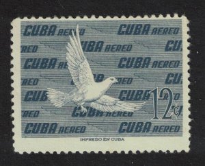 Caribic Plain Pigeon Bird 12c grey 1956 MH SG#773