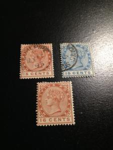 Mauritius sc 80-82 mh+u comp set