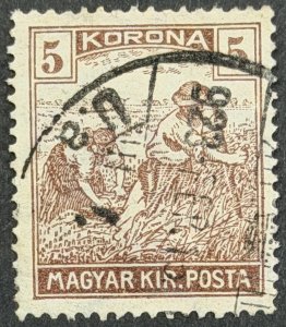 Hungary, 1922, SC#348, Harvest (MAGYAR KIR. POSTA) Used, F