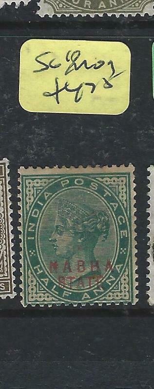 INDIA   NABHA  (PP2807B)   QV 1/2A  SG 10   MOG