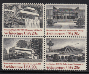 United States #2019-2022 Architecture MNH, Please see description.