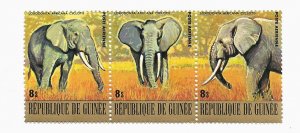 Guinea 1977 - MNH - Strip of 3 - Scott #C138 *