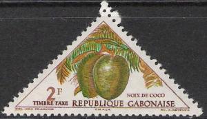 Gabon #J38 Postage Due Coconuts MH