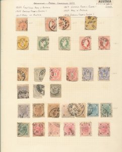 Austria 1850/1966 Used MNH MH (Apx 460+ Items) UK1418