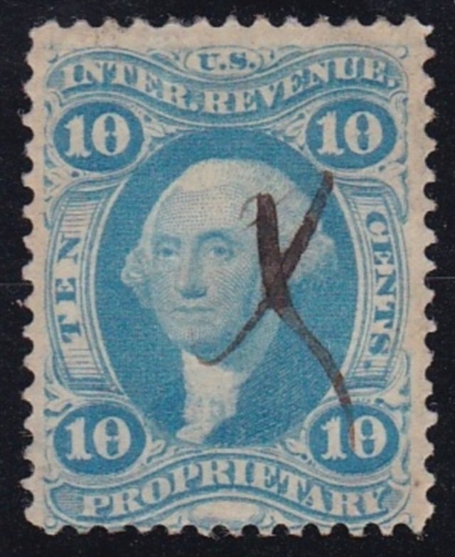 US Revenue Stamp r38c, Used Certificate United States, Revenues