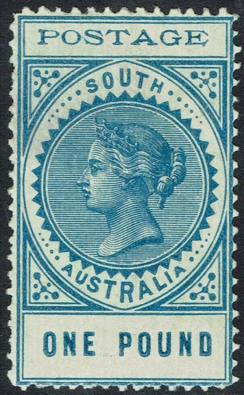 SOUTH AUSTRALIA 1902 QV THIN POSTAGE 1 POUND 