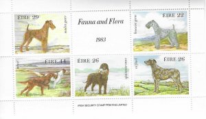 Ireland #567a Dogs Miniature sheet of 5 (MNH) CV$6.00