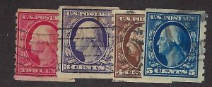 US Scott #393-396 Used F-VF