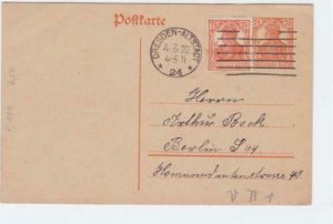 Germany Dresden 1920 to Berlin  postal stationary stamps card R21327