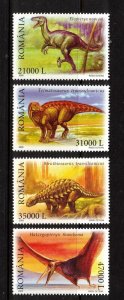 Romania Sc 4707-10 MNH Set of 2005 - Dinosaurs