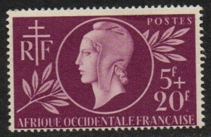 French West Africa Sc #B1 Mint Hinged; Mi #1