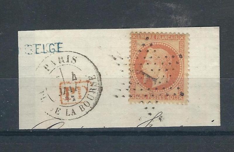 France 35 Y&T 31 O/P Paris Numeric Cds Fine 1867 SCV $10.00