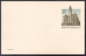 UX99 13 cent Old Post Office, Washington DC Card mint NH XF