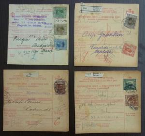 YUGOSLAVIA - 4 POSTAL ORDERS! jugoslawien serbia croatia J4