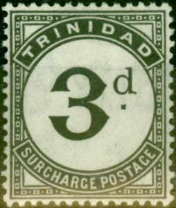 Trinidad 1925 3d Black SGD20 Fine Mtd Mint