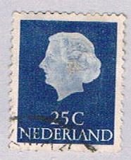 Netherlands 348 Used Queen Juliana 1953 (BP3348)