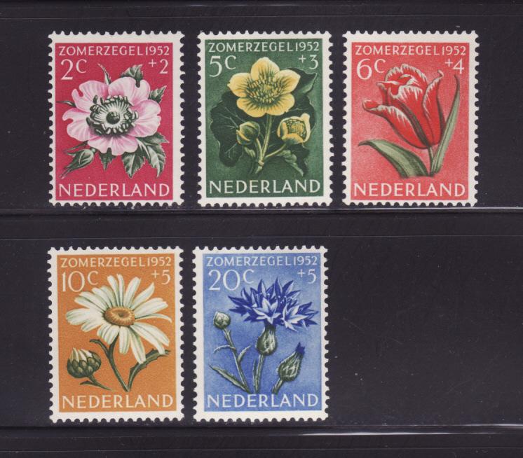 Netherlands B238-B242 Set MH Flowers (A)