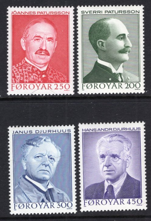 Faroe Islands 108-111 MNH VF