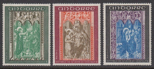 Andorra 207-9 Altars mnh