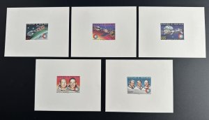 Upper Volta 1976 Mi. 632 - 637 proof luxury Space Cooperation USA USSR