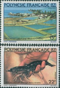 French Polynesia 1980 Sc#331-332,SG322-323 Aquaculture set MNH