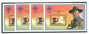 Mongolia #2069-2070 Mint (NH) Souvenir Sheet (Scouts)