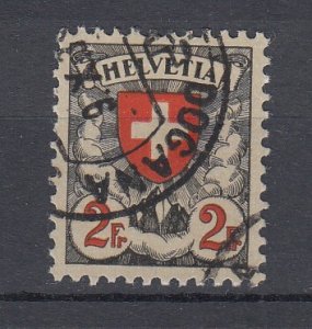 J30088, 1924 switzerland used #203 cross