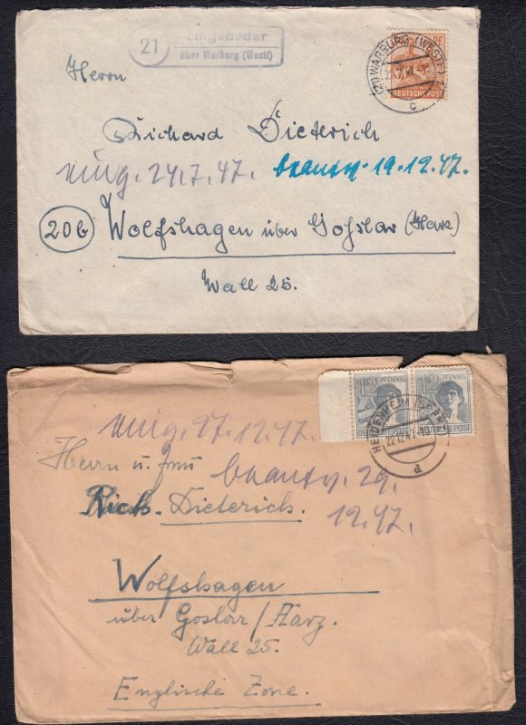 Germany 1947 2 Covers