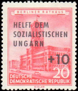 German Democratic Republic #B29-B30, Complete Set(2), 1956, Never Hinged