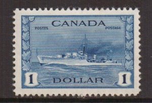 Canada    #262     MH  1942   destroyer   $1