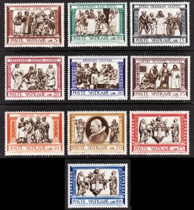 Vatican City Scott 284-91, E15-16 complete set F to VF mint OG NH. FREE...