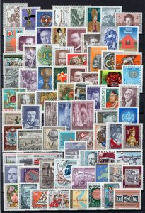 Austria 1975-87 Collection 360 Stamps All MNH CV$270