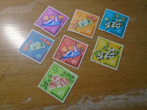 Togo  #  604-06 / C69-72  used   Flowers