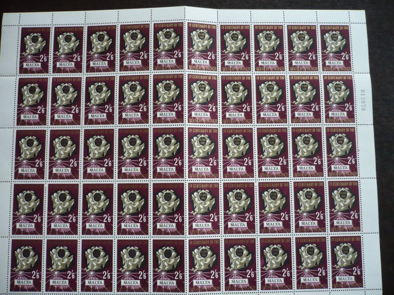 Malta - Full Sheet of 60 stamps