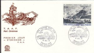 1976,  T.A. A. F.: FDC, Sc #C46 (38243)