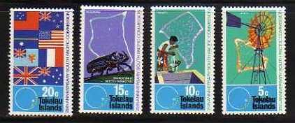 Tokelau MNH sc# 33-36 Flags