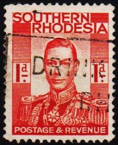 Southern Rhodesia. 1937 1d S.G.41 Fine Used