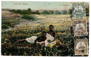 GERMAN  SOUTH WEST AFRICA --N AL--- 17-10-13 B/S KARIBIB PICTURE CARD