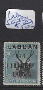 LABUAN (PP2607B)   JUBILEE  2C DEER SG 84   MOG 