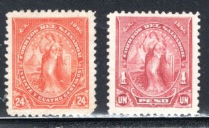 El Salvador #142, 145   VF   Unused   CV  $7.50    ....  5470016
