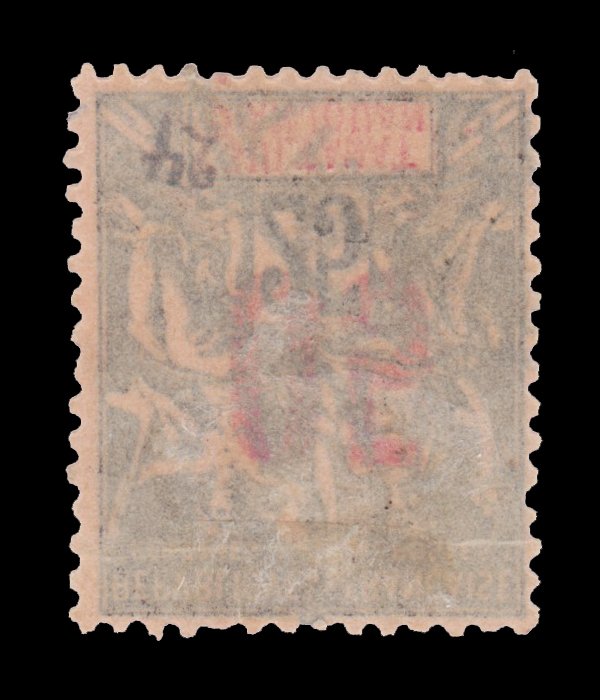 FRENCH ANJOUAN 1912 SCOTT 24. USED VF