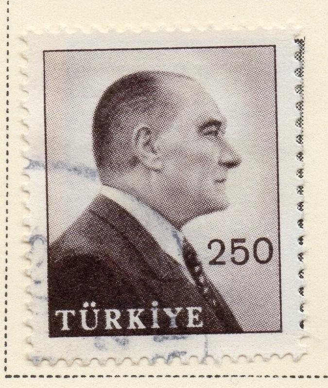 Turkey 1959-60 Early Issue Fine Used 250k. 093977