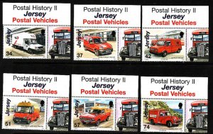 Jersey-Scott#1236-41-unused NH set-Postal Vehicles-2006-