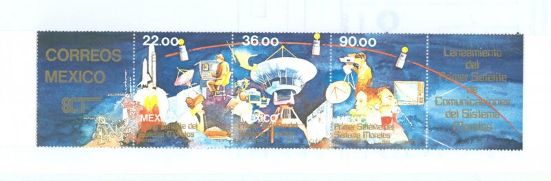 Mexico #1388a  Single (Complete Set) (Space)