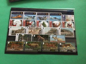 Gibraltar 2012 mint never hinged mixed stamps  sets A15378