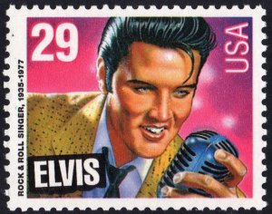 SC#2721 29¢ American Music Series: Elvis Presley Single (1993) MNH