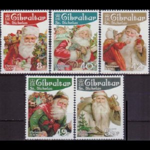 GIBRALTAR 2006 - Scott# 1061-5 Christmas Set of 5 NH