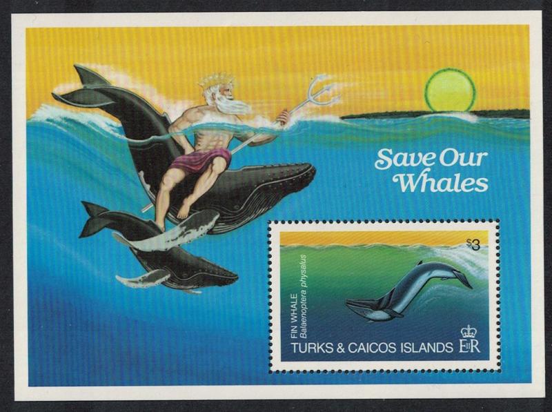 Turks and Caicos Whales MS SG#MS753