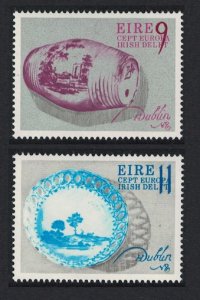 Ireland Europa Irish Delft 2v 1976 MNH SG#396-397