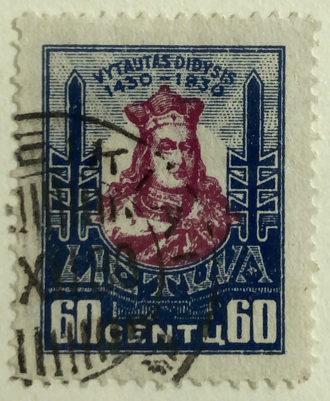 AlexStamps LITHUANIA #250 XF Used 